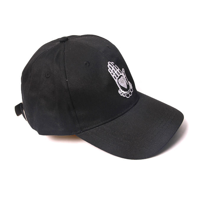 black caps Promotional Embroidery High Quality