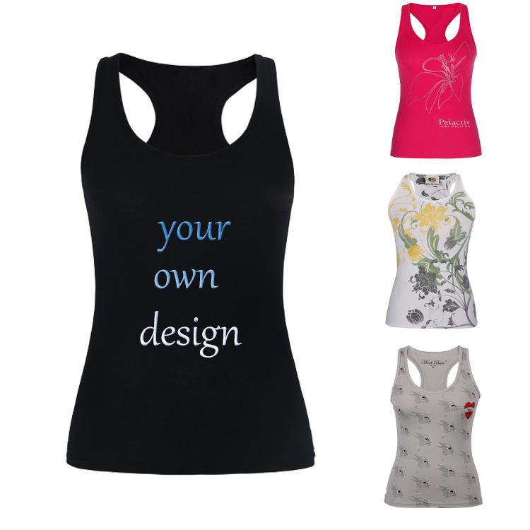 Women Tank Top Fitness Yoga Gym Stringer Custom