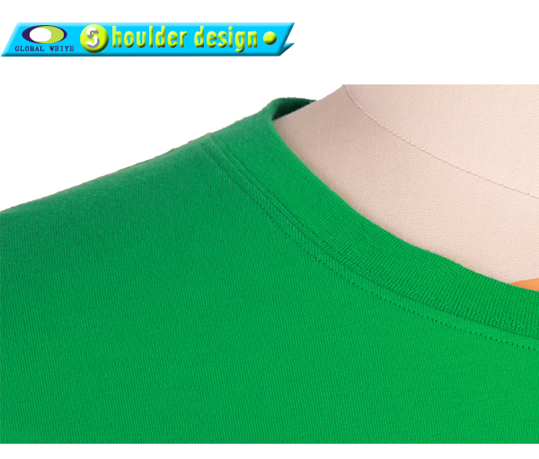 定做团体服绿色烫画圆领短袖广告宣传T恤衫定制