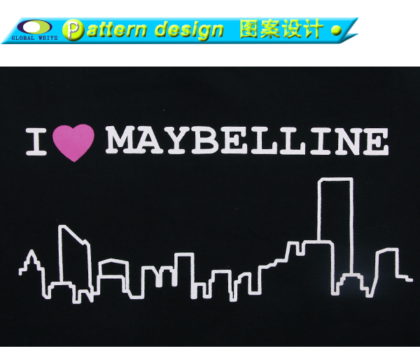 黑色广告衫情侣装印花圆领短袖T恤衫定制厂家