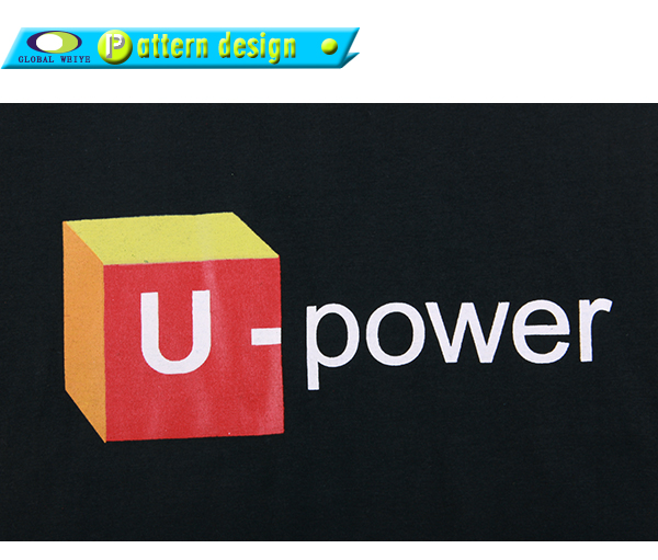 男士团队广告宣传衫黑色圆领烫画短袖工作服定制厂家