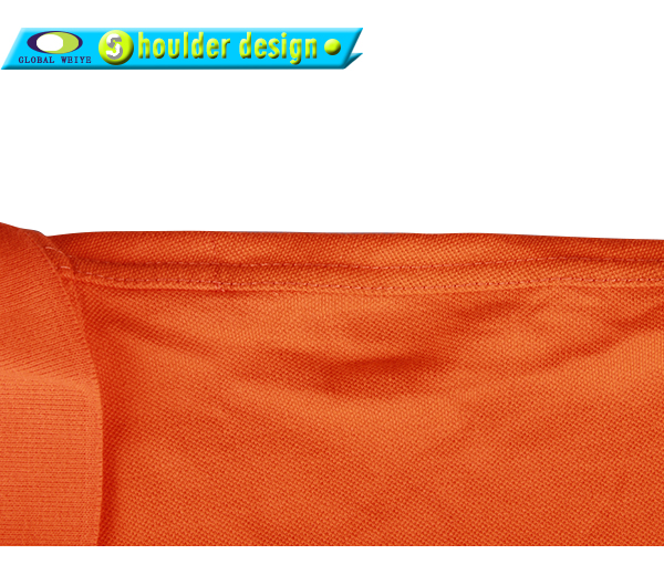 男士团队广告宣传衫橙色翻领烫画短袖Polo衫工作服定制工厂