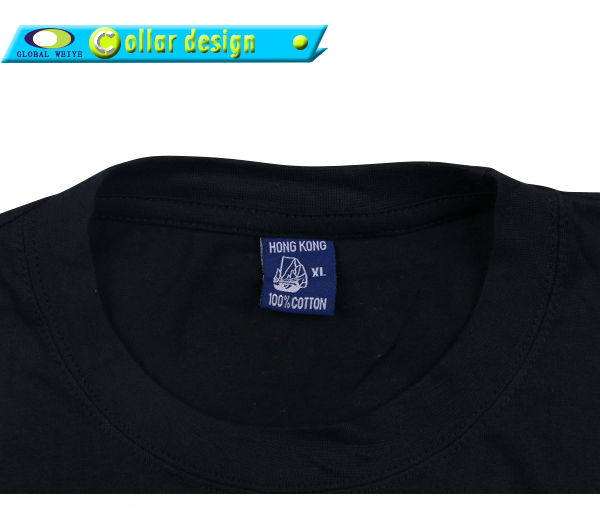 黑色团队广告宣传衫圆领字母印花纯棉短袖男士T恤衫定制厂家