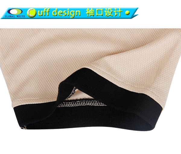 男士全涤空白运动插肩黑色领杏色POLO衫翻领短袖T恤衫定制厂家