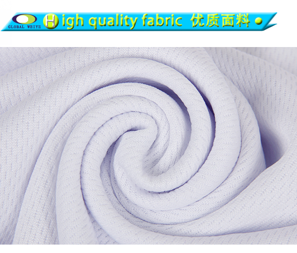 男士白色翻领空白短袖Polo衫全涤网眼运动T恤衫定制