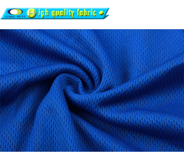 男士蓝色翻领空白插肩袖Polo衫全涤网眼运动短袖T恤衫定制