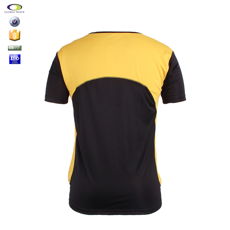 定制男士空白拼接插肩运动服圆领短袖T恤衫定制工厂