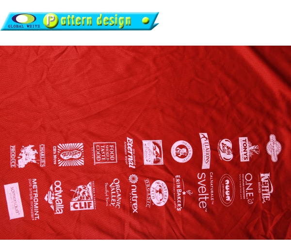 定制男士红色全涤圆领印花长袖运动服T恤衫定制厂家