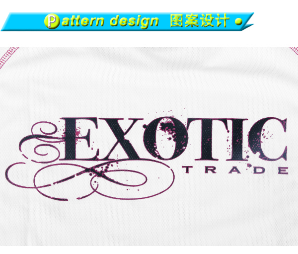 定制男士白色全涤网眼印花圆领短袖T恤衫