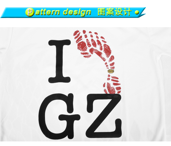 全涤男士白色印花圆领短袖T恤衫订制工厂