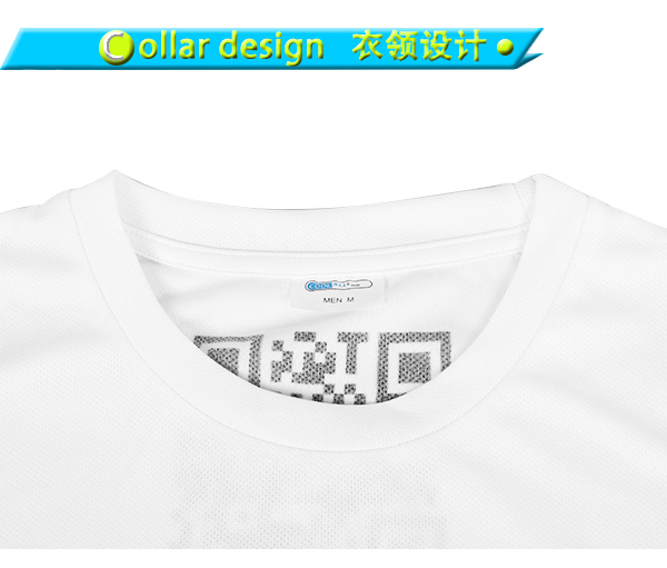 定制男士全涤白色字母印花圆领短袖T恤衫厂家订制