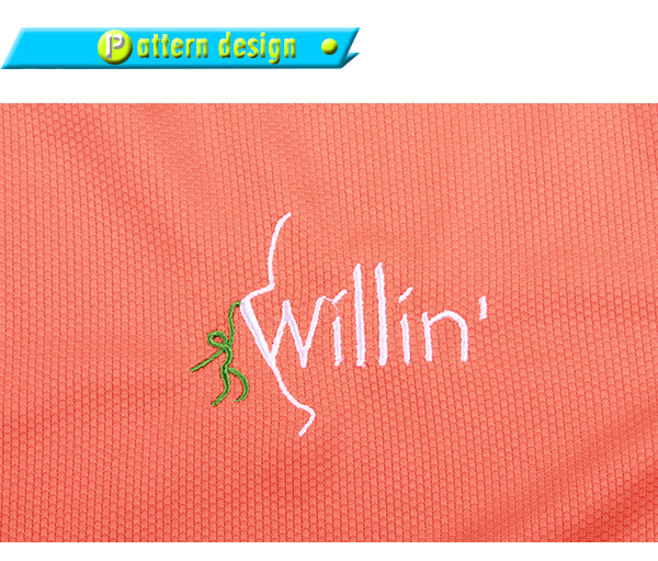 橙色全涤圆领刺绣T恤男短袖T恤衫团服定制