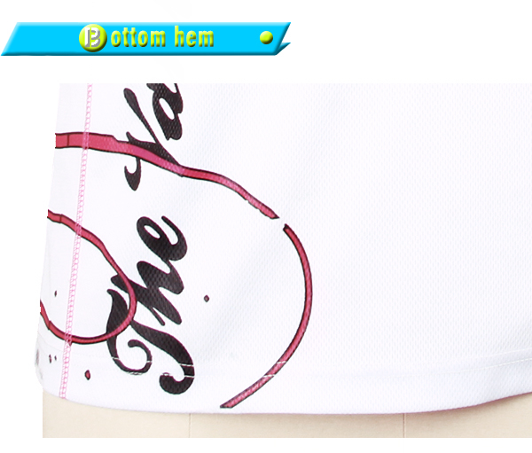 订制白色全涤网眼异色领印花圆领刺绣T恤男短袖定制