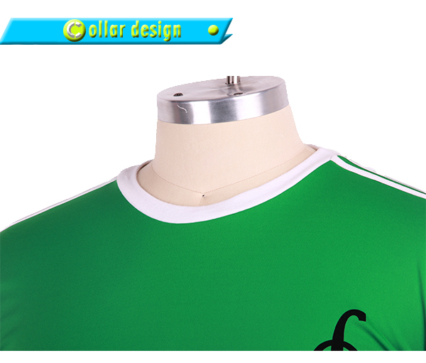 订制绿色全涤印花男士T恤圆领短袖团服定制