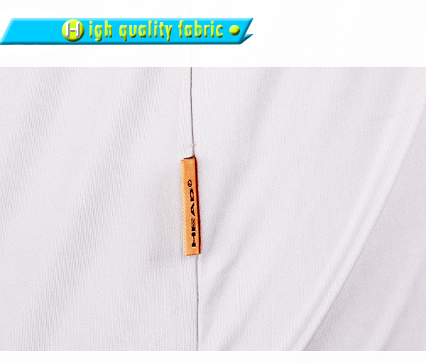 订制男士灰色全涤热升华T恤圆领短袖运动服定做