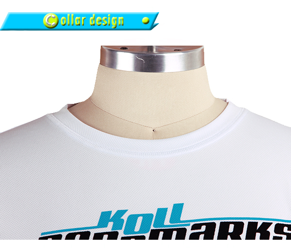 订制男士白色全涤印花T恤圆领短袖工作服定做