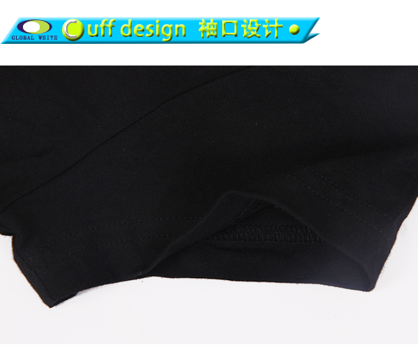 订做工作服女士黑色圆领短袖纯棉空白T恤衫定制